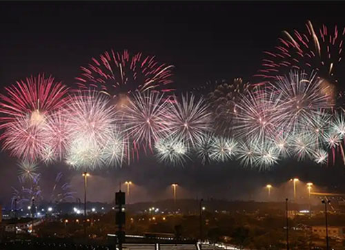 临邑县焰火晚会